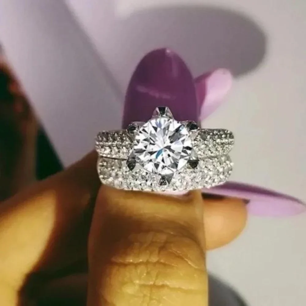 925 STERLING SILVER RING, CUTE RING, SHINY RING. - Picture 2 of 6